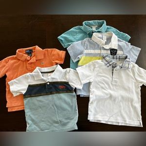 Janie and Jack Combo- 5 polos size 3T